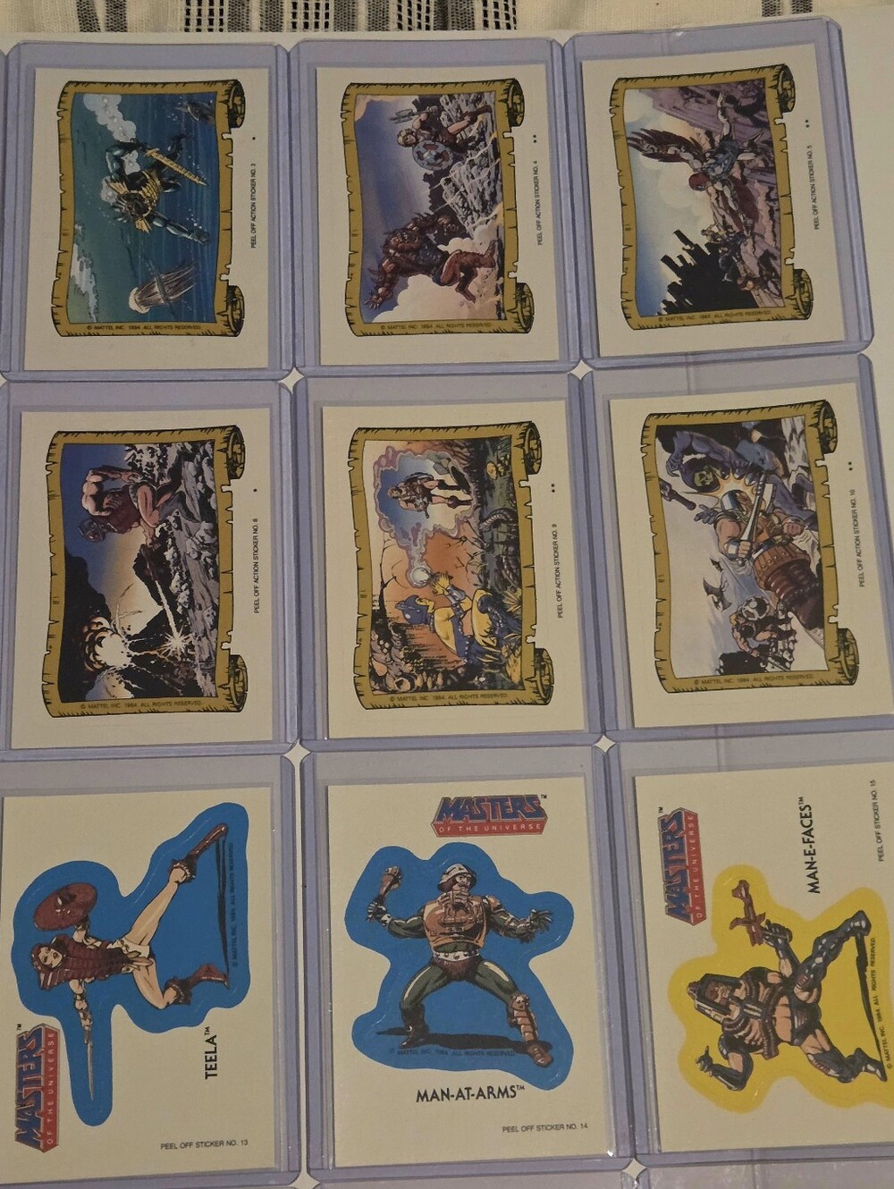Vintage 1984 Topps Masters of the Universe Card Lot - He-Man, Skeletor, EUC, 80s - Picture 3 of 9